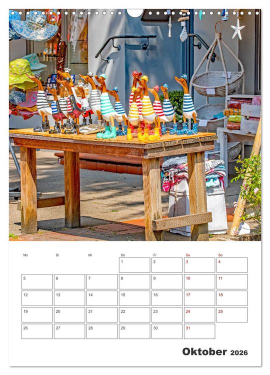 Produktbild: Insel F&ouml;hr - Urlaubsplaner (Wandkalender 2026 DIN A3 hoch), CALVENDO Monatskalender