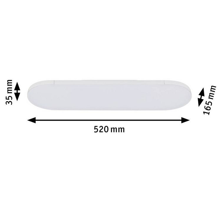 Produktbild: Paulmann URail Panel Deck LED-Pendelleuchte URail 15W Wei&szlig;