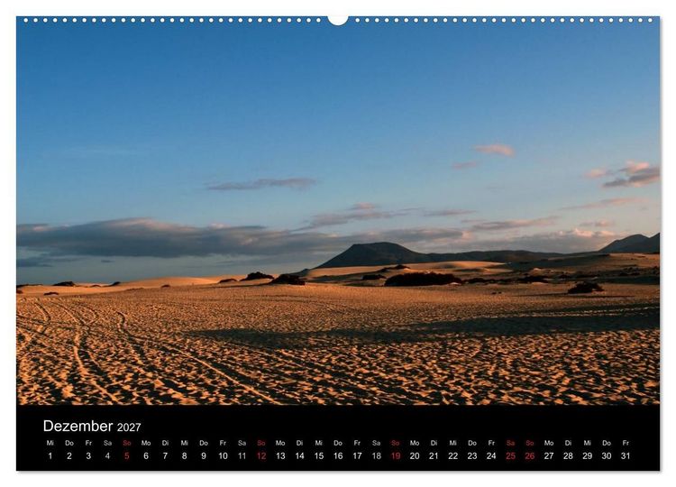 Produktbild: Fuerteventura (hochwertiger Premium Wandkalender 2027 DIN A2 quer), Kunstdruck in Hochglanz