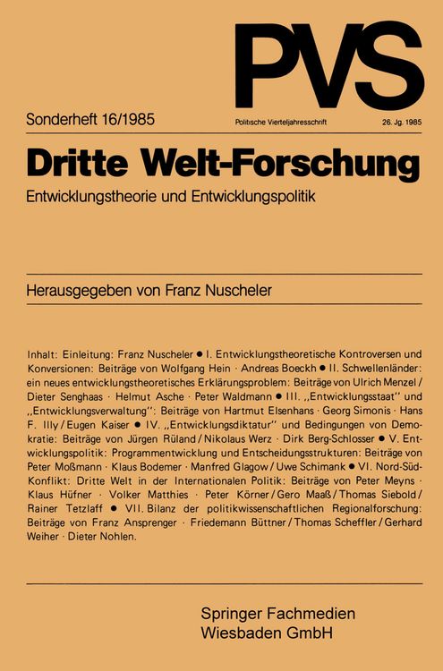 Produktbild: Dritte Welt-Forschung