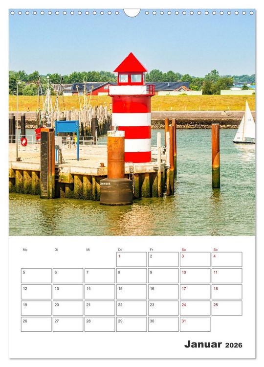 Produktbild: Insel F&ouml;hr - Urlaubsplaner (Wandkalender 2026 DIN A3 hoch), CALVENDO Monatskalender