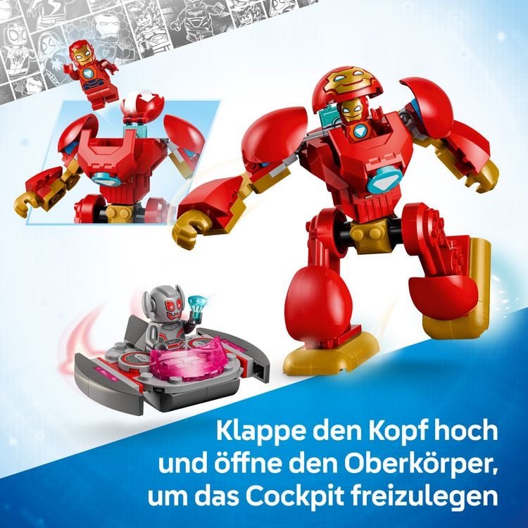 Produktbild: LEGO ǀ Marvel 11209 Iron Man und Seine Fantastischen Freunde Ultron vs. Iron Man