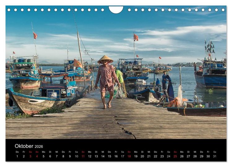 Produktbild: Vietnam Abenteuerreise (Wandkalender 2026 DIN A4 quer), CALVENDO Monatskalender