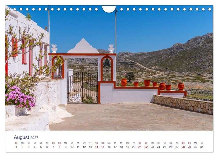 Produktbild: Insel Chalki (Wandkalender 2027 DIN A4 quer), CALVENDO Monatskalender