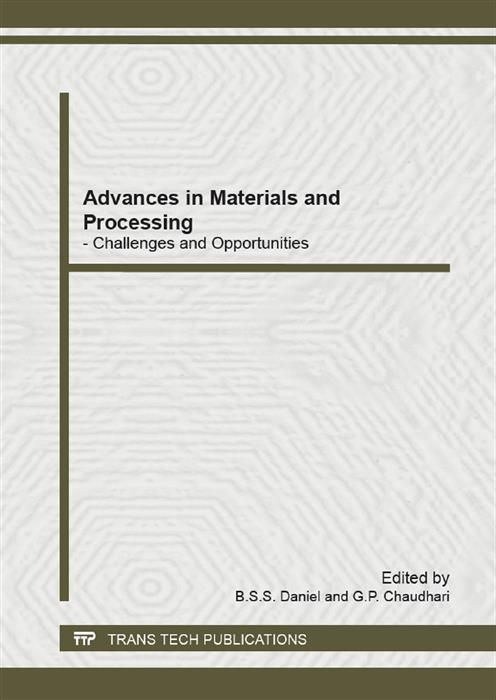 Produktbild: Advances in Materials and Processing