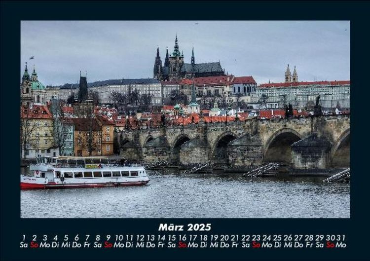 Produktbild: Prag 2025 Fotokalender DIN A5