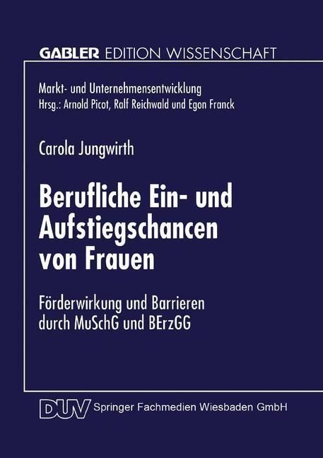 Produktbild: Berufliche Ein- und Aufstiegschancen von Frauen