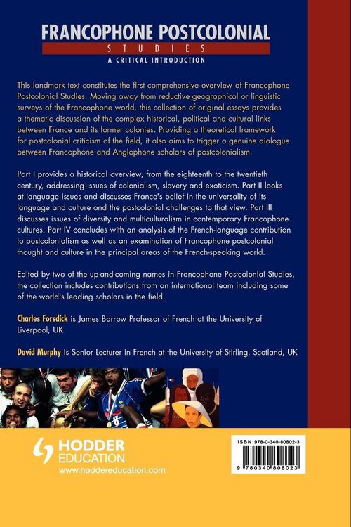 Produktbild: Francophone Postcolonial Studies
