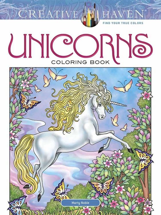 Produktbild: Creative Haven Unicorns Coloring Book