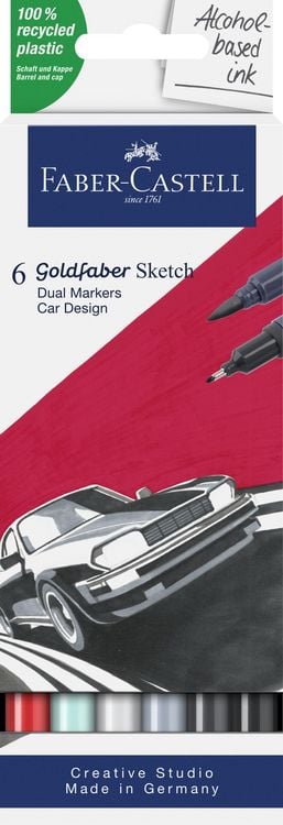 Produktbild: Sketch Marker Gofa 6er Etui Car