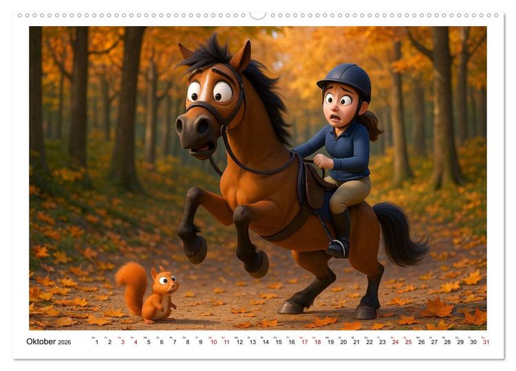 Produktbild: M&auml;dchen brauchen ein Hoppi (hochwertiger Premium Wandkalender 2026 DIN A2 quer), Kunstdruck in Hochglanz