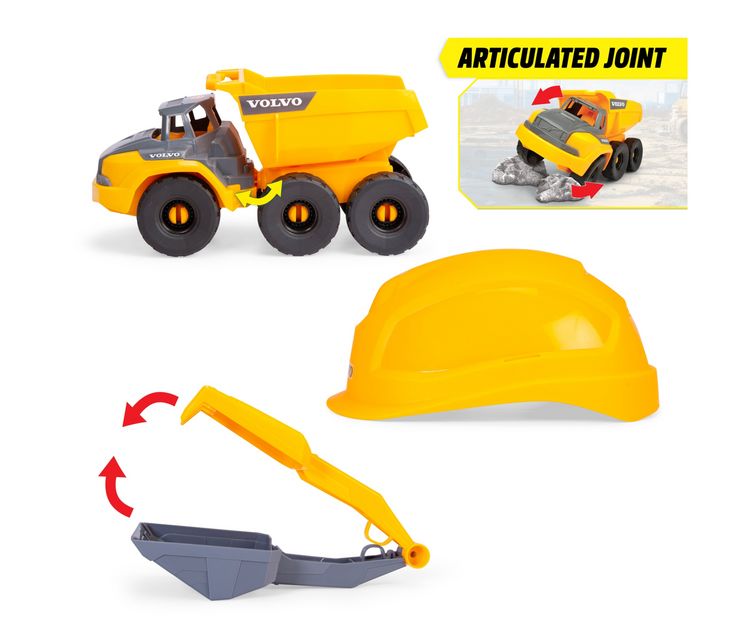 Produktbild: Dickie Toys Volvo Tough Hauler Playset Fertigmodell Baustellen-Set
