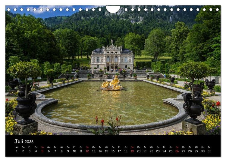 Produktbild: Sch&ouml;nes Oberbayern (Wandkalender 2026 DIN A4 quer), CALVENDO Monatskalender