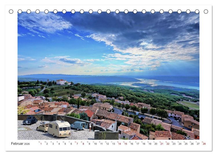 Produktbild: Vintage Caravaning (Tischkalender 2026 DIN A5 quer), CALVENDO Monatskalender