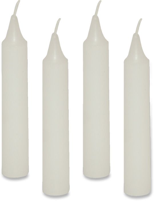 Produktbild: Kerzen, wei&szlig;