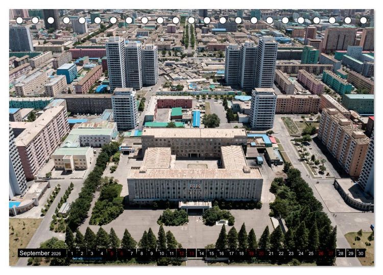 Produktbild: BILDER AUS NORDKOREA (Tischkalender 2026 DIN A5 quer), CALVENDO Monatskalender