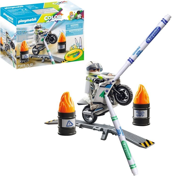 Produktbild: Playmobil&reg; Color Motorrad 71377