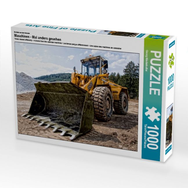Produktbild: CALVENDO Puzzle Ein Motiv aus dem Kalender Maschinen - Mal anders gesehen | 1000 Teile Lege-Gr&ouml;&szlig;e 64x48cm Foto-Puzzle f&uuml;r gl&uuml;ckliche Stunden