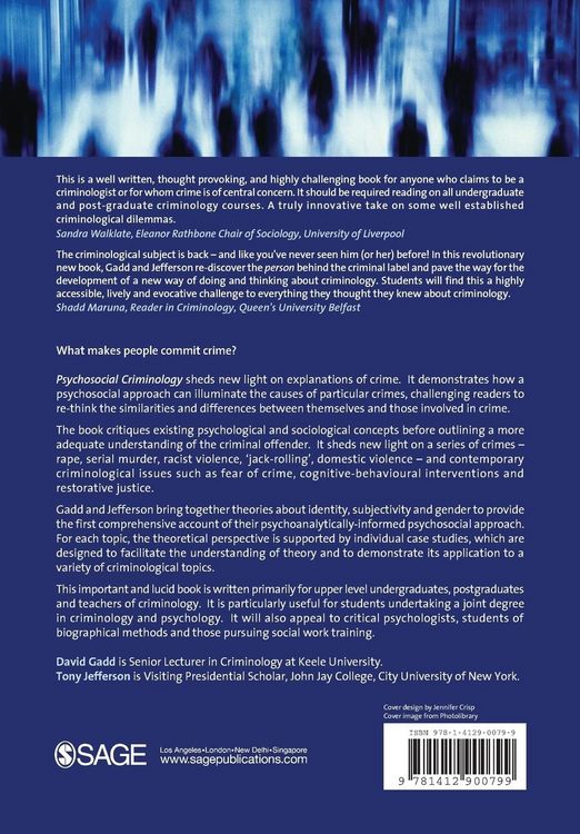 Produktbild: Psychosocial Criminology