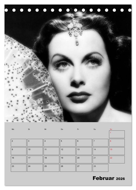 Produktbild: Diven der Stummfilm-&Auml;ra (Tischkalender 2026 DIN A5 hoch), CALVENDO Monatskalender
