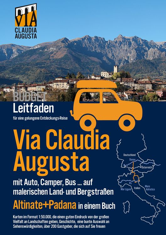 Produktbild: Via Claudia Augusta mit Auto, Camper, Bus, ... "Altinate" + "Padana" BUDGET