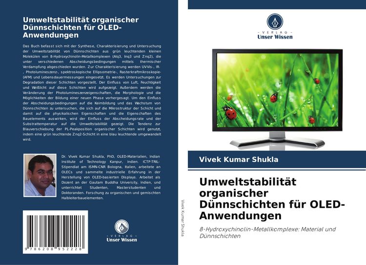 Produktbild: Umweltstabilit&auml;t organischer D&uuml;nnschichten f&uuml;r OLED-Anwendungen