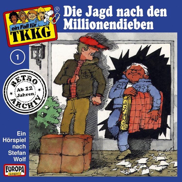 Produktbild: TKKG - Folge 01: Die Jagd nach den Millionendieben