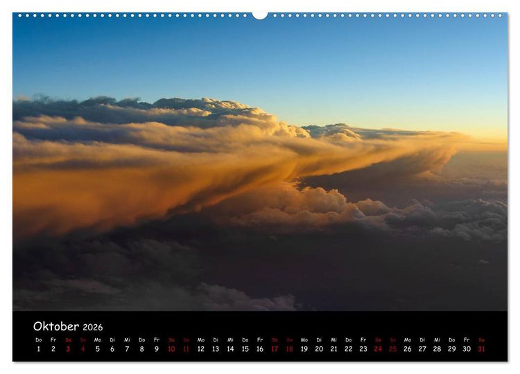 Produktbild: Wolkenwelten (Wandkalender 2026 DIN A2 quer), CALVENDO Monatskalender