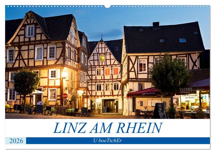 Produktbild: LINZ AM RHEIN (Wandkalender 2026 DIN A2 quer), CALVENDO Monatskalender