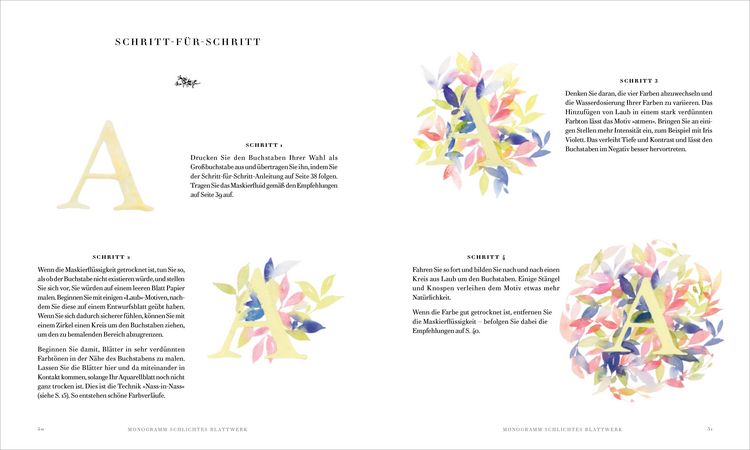 Produktbild: Monogramme in Aquarell
