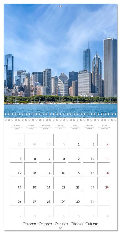 Produktbild: US HIGHLIGHTS Urban views and scenery (Wall Calendar 2026 12 &times; 12 Inch) CALVENDO 12 Month Wall Calendar
