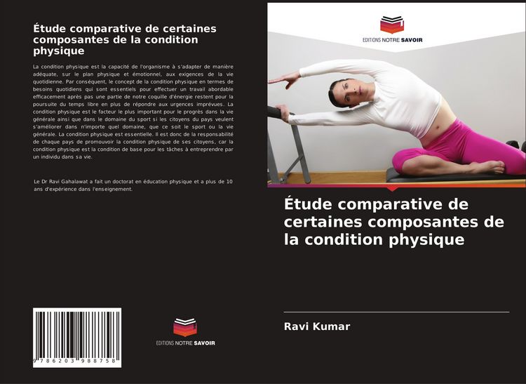 Produktbild: &Eacute;tude comparative de certaines composantes de la condition physique