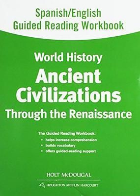 Produktbild: Spanish/English Guided Reading Workbook: Ancient Civilizations Through the Renaissance