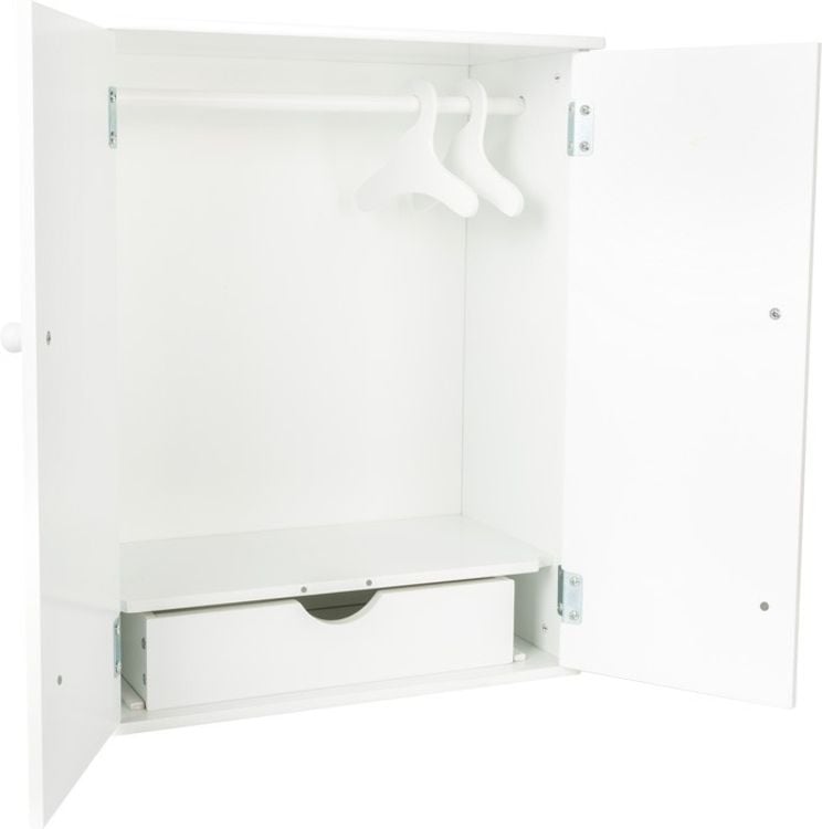Produktbild: Small foot 11213 - Puppenschrank, weiß, Holz, Höhe: 50cm