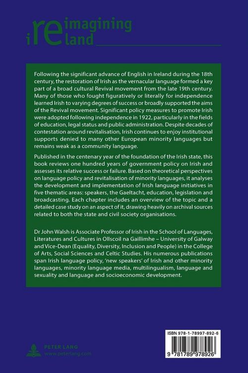 Produktbild: One Hundred Years of Irish Language Policy, 1922-2022