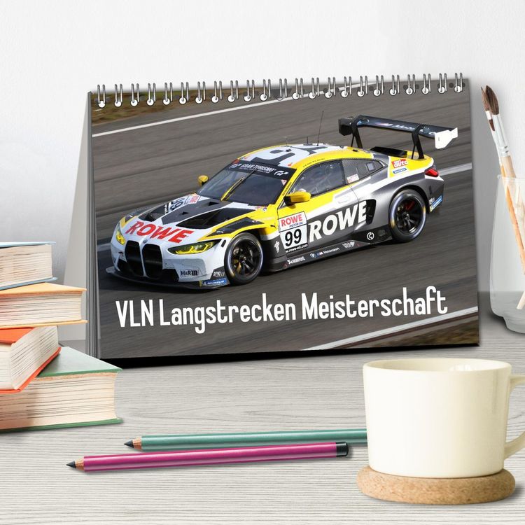 Produktbild: VLN Langstrecken Meisterschaft (Tischkalender 2026 DIN A5 quer), CALVENDO Monatskalender