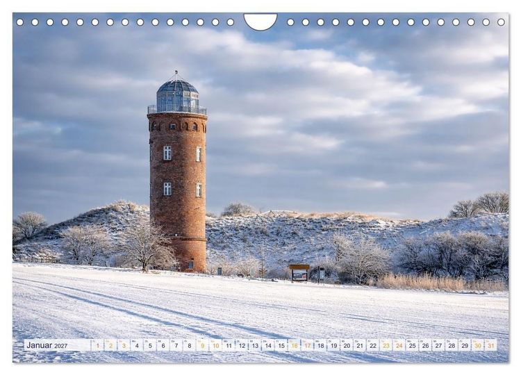 Produktbild: Inseltr&auml;ume R&uuml;gen &ndash; 12 Monate pure Ostsee-Magie (Wandkalender 2027 DIN A4 quer), CALVENDO Monatskalender