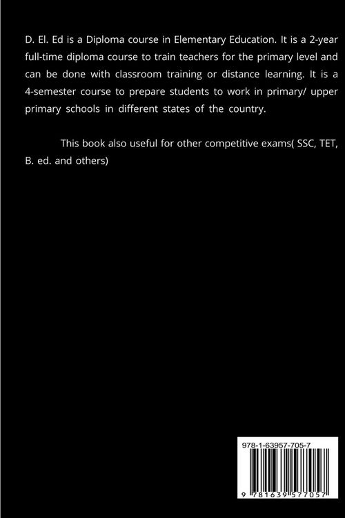 Produktbild: D. El. Ed. Entrance Examination Guide Book