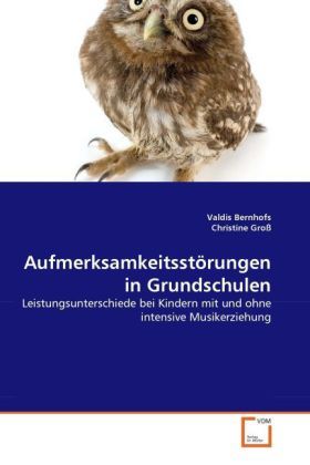 Produktbild: Bernhofs, V: Aufmerksamkeitsst&ouml;rungen in Grundschulen