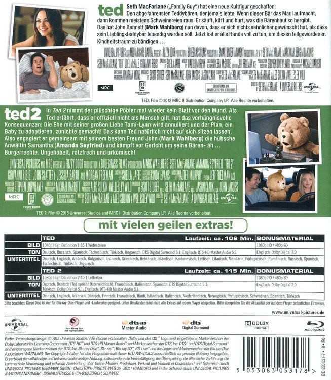 Produktbild: Ted 1&2 Box [2 BRs]