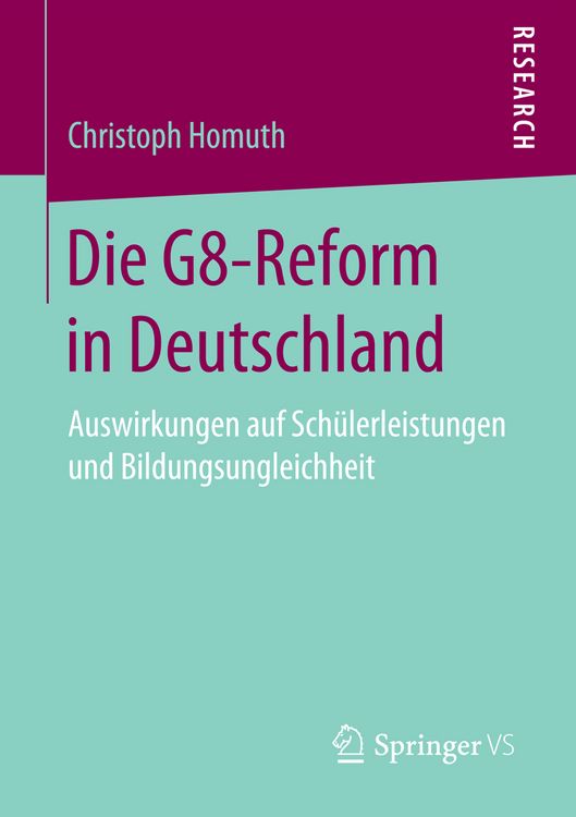 Produktbild: Die G8-Reform in Deutschland