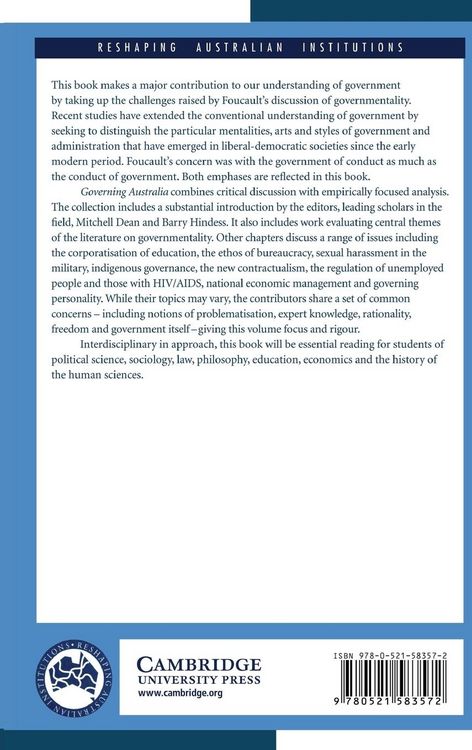 Produktbild: Governing Australia