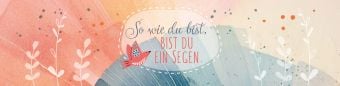 Produktbild: Glaswindlicht zur Firmung - So wie du bist, bist du ein Segen