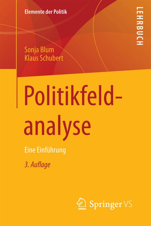 Produktbild: Politikfeldanalyse