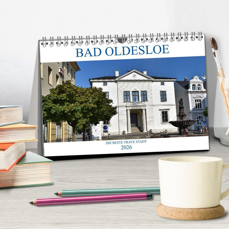 Produktbild: Bad Oldesloe 2026 (Tischkalender 2026 DIN A5 quer), CALVENDO Monatskalender
