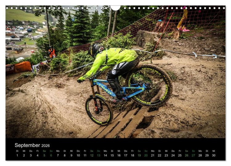 Produktbild: Downhill Racing 2026 (Wandkalender 2026 DIN A3 quer), CALVENDO Monatskalender