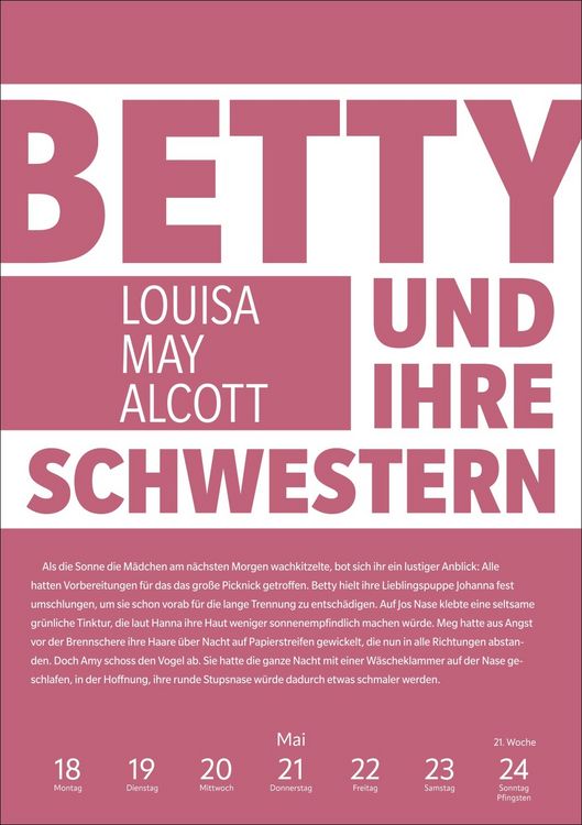 Produktbild: 53 Frauen, die du gelesen haben musst Wochen-Kulturkalender 2026