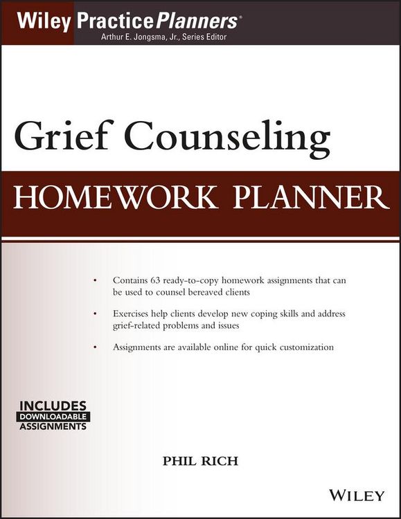 Produktbild: Grief Counseling Homework Planner