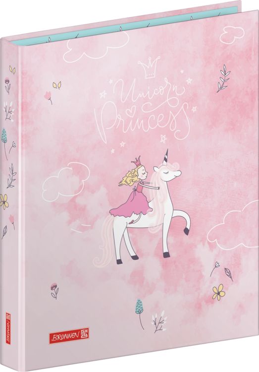 Produktbild: Brunnen Ringbuch A4 2R 20 mm Unicorn Princess