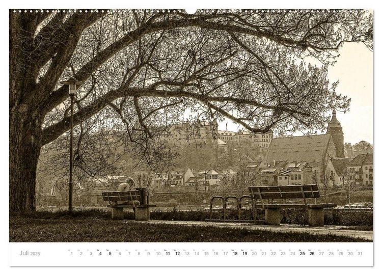 Produktbild: Nostalgiekalender Pirna (hochwertiger Premium Wandkalender 2026 DIN A2 quer), Kunstdruck in Hochglanz